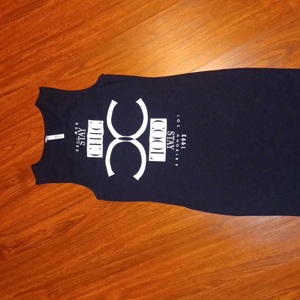 Black spandex dress